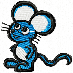 Mice Embroidery Design 1